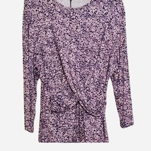 🆕 Juicy Couture Blue Print Cross Front Top!!